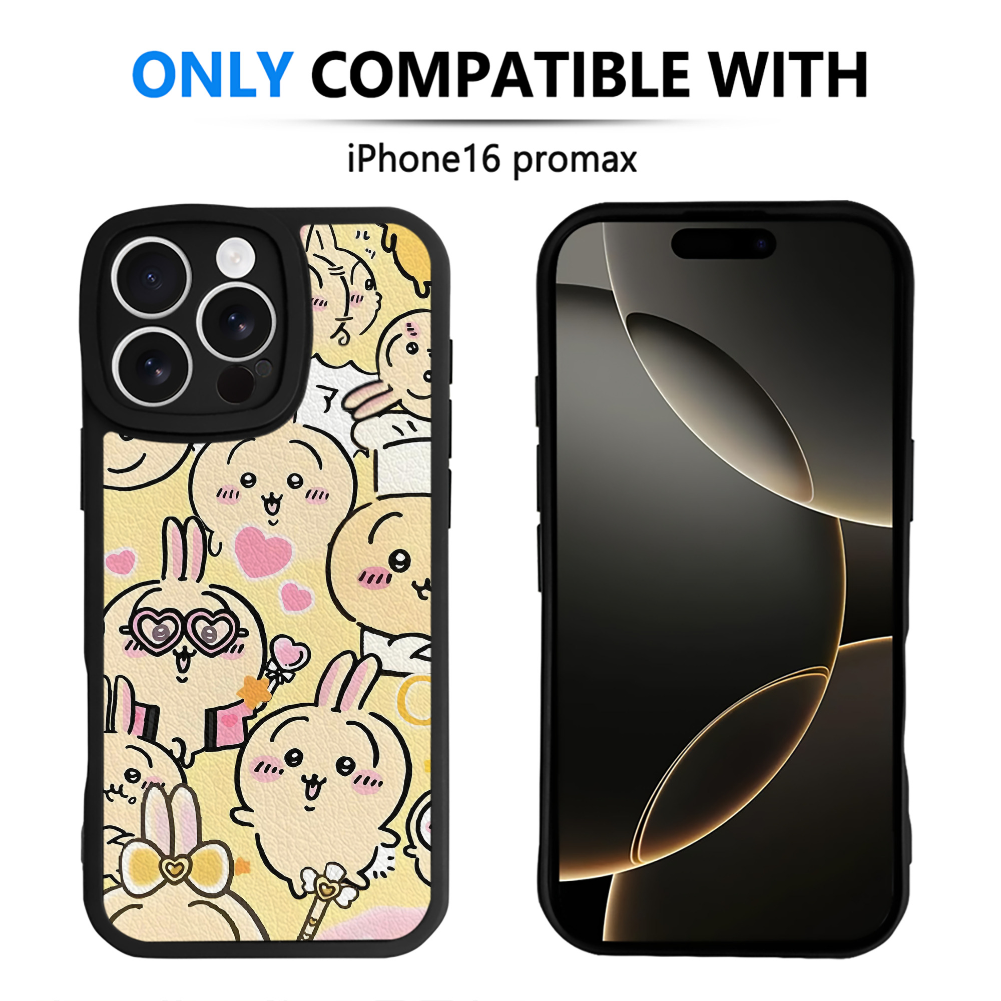（画像用） ちいかわ Chii-kawa 【iPhone 16シリーズ対応】シリコンスマホケース（レザー調） 材質：シリコン